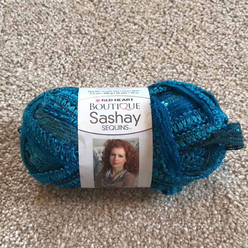 Red Heart Boutique Sashay Sequins Yarn - NWT